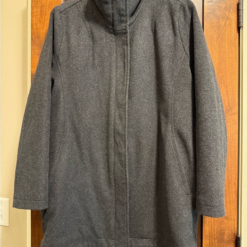 Pendleton Gray Trench Coat Modern Minimalist Desi… - image 1